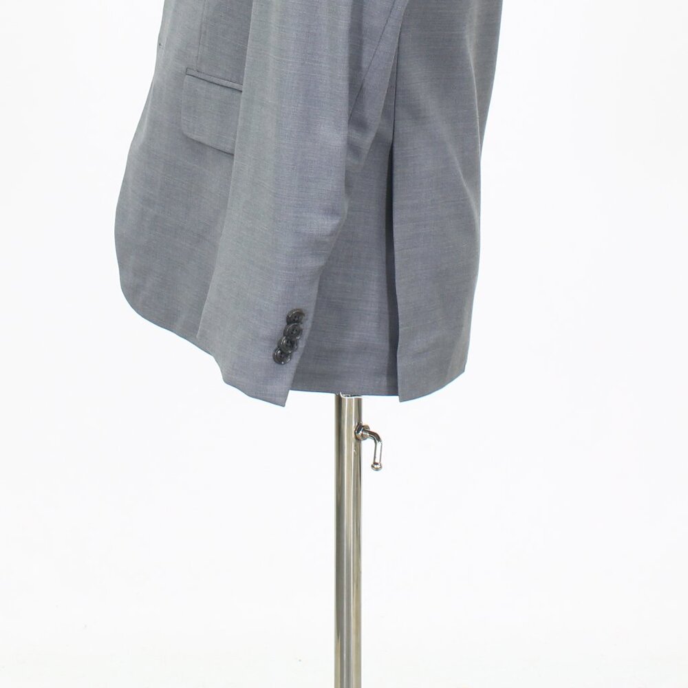 Tommy Hilfiger 38s Gray Solid 2-Button Sport Coat… - image 8